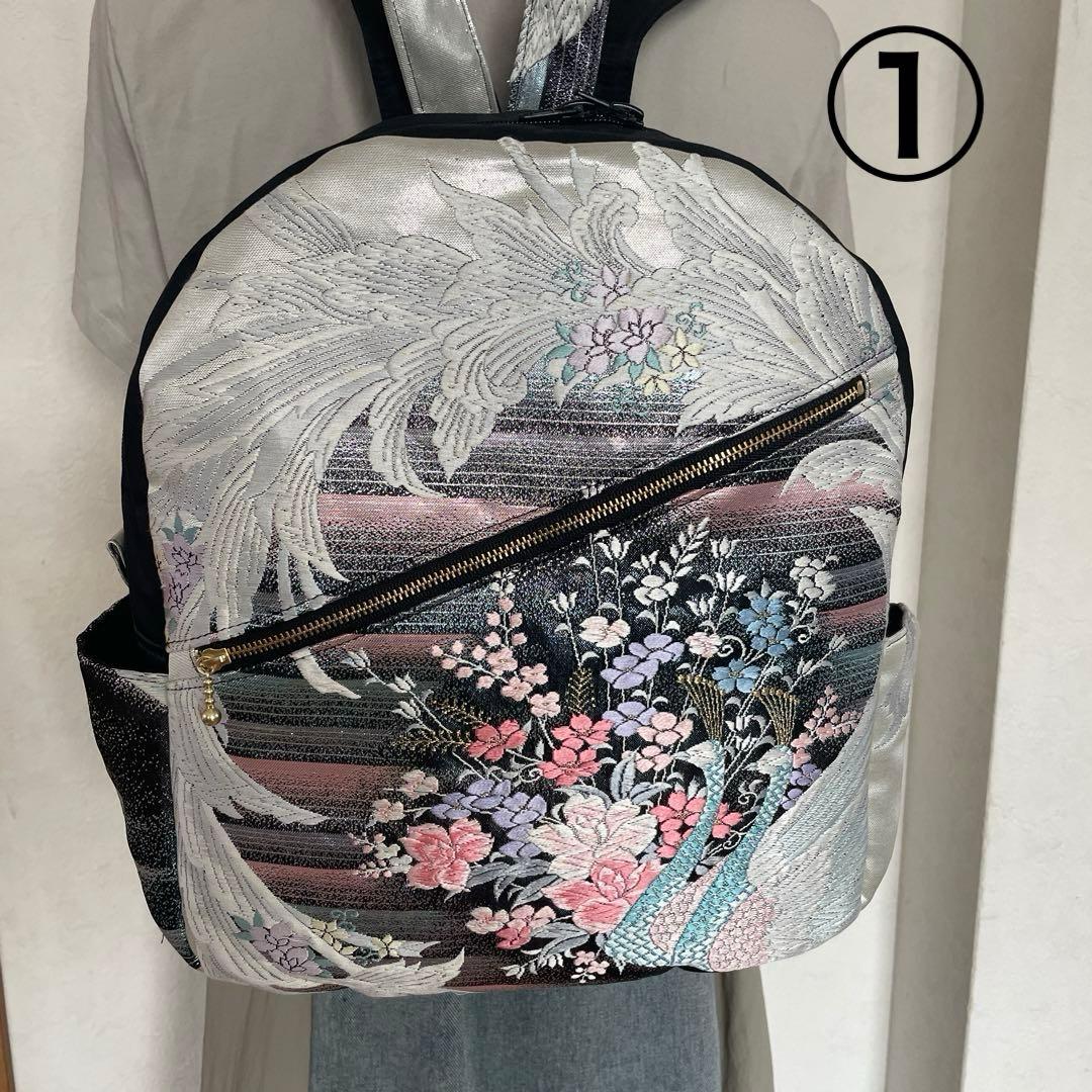 帯リメイクリュック①10-10 ②10-11 ④10-12