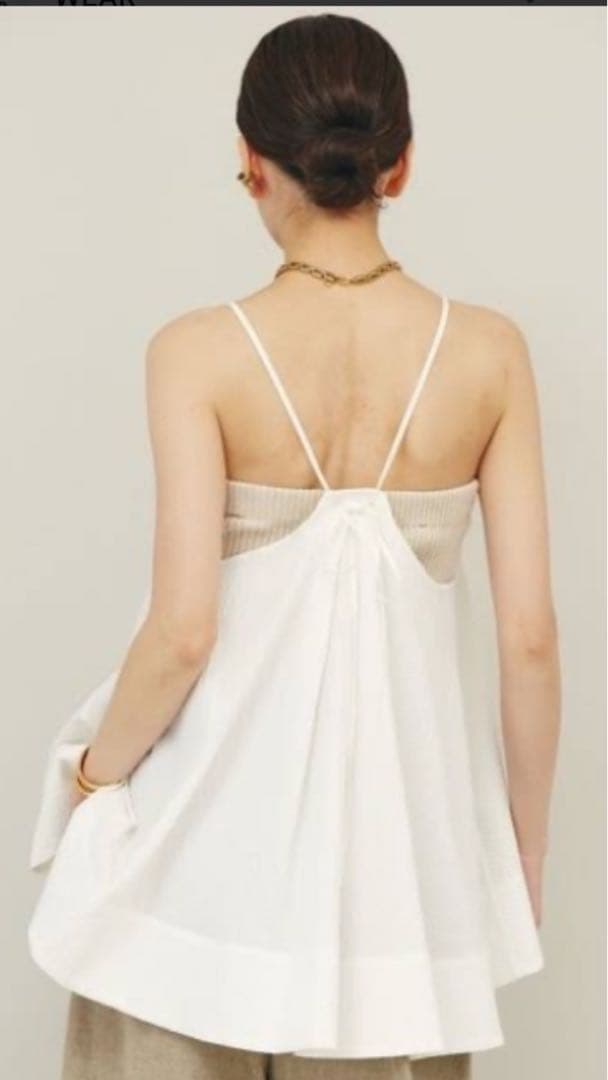 き*の様 Curensology カレンソロジー　サッカーフレアキャミソール