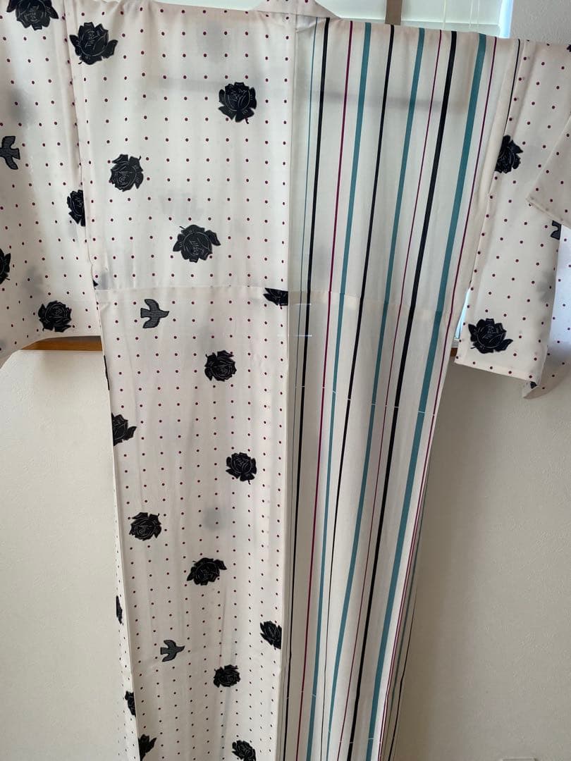 撫松庵　浴衣&帯セット　雑誌掲載　美品！