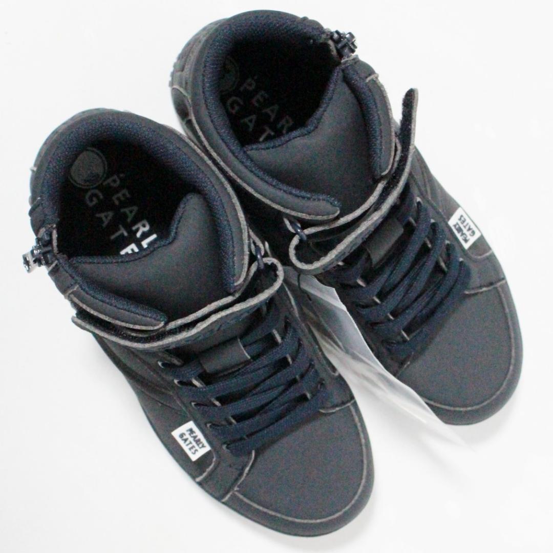 新品箱付 パーリーゲイツ ミドルカットソフトスパイクゴルフシューズ 23.5cm