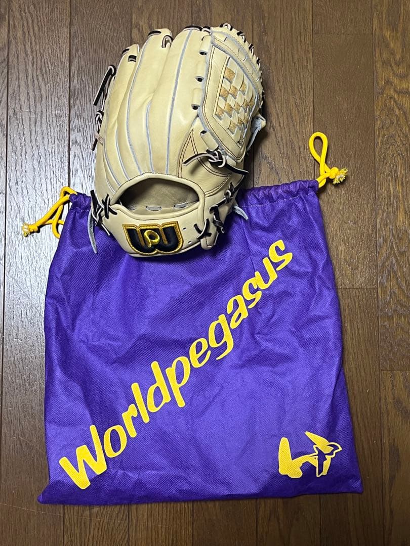 く*ン様 ワールドペガサス　軟式硬式兼用グローブ　オールラウンド