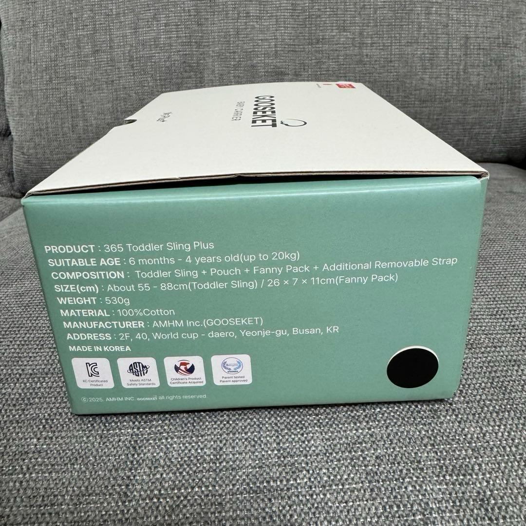 【新品・箱タグ付き】KET 365 + スリングバッグ プラス　黒