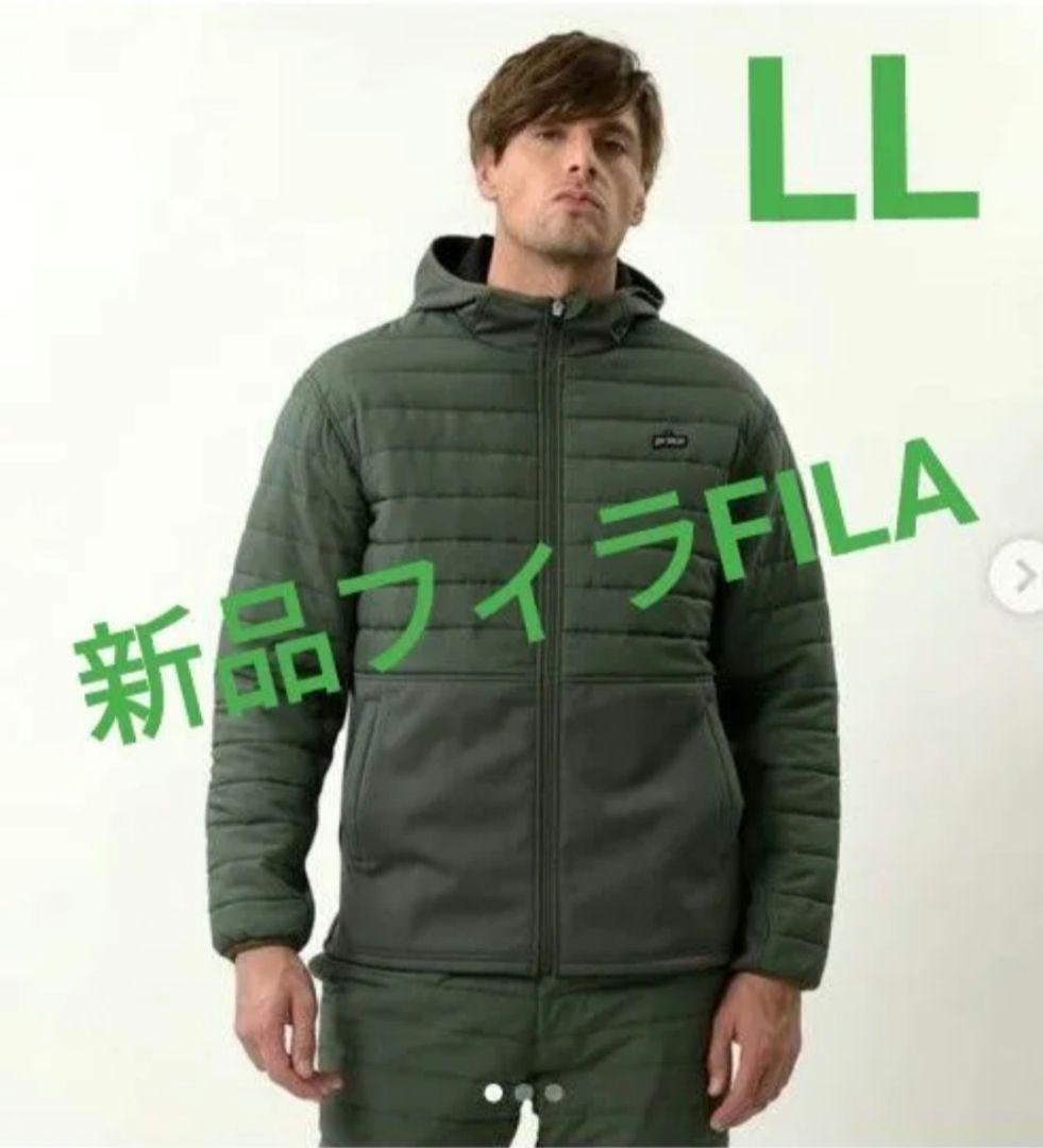 時間限定　新品 テニス LL Prince カーキ ハイブリッドジャケット 中綿