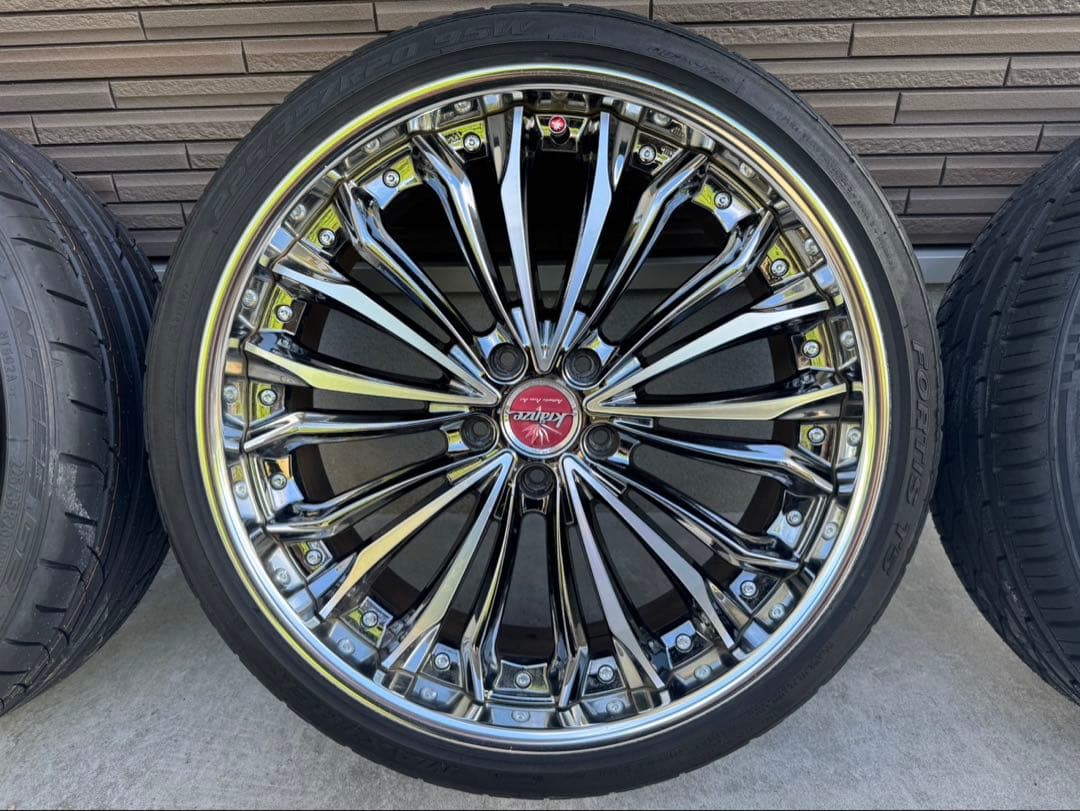 おさかな クレンツェフェルゼン20インチクローム仕上げ ホイールセット4本