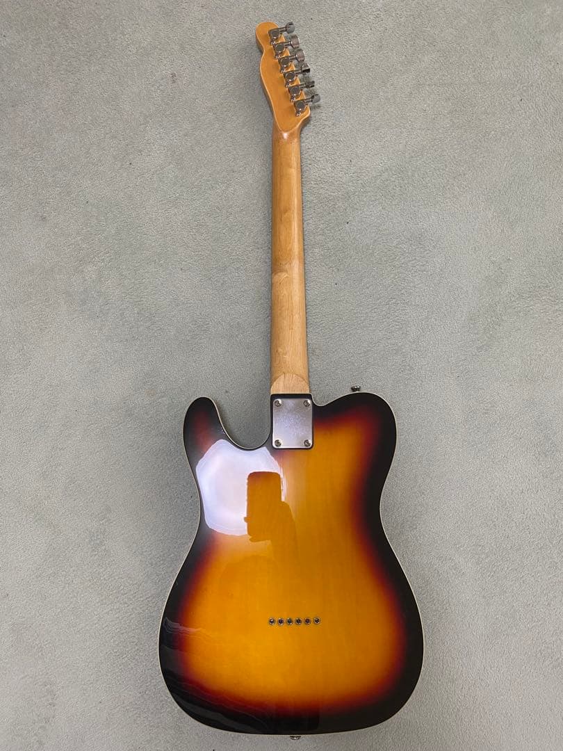 テレキャスター サンバースト　バインディング加工