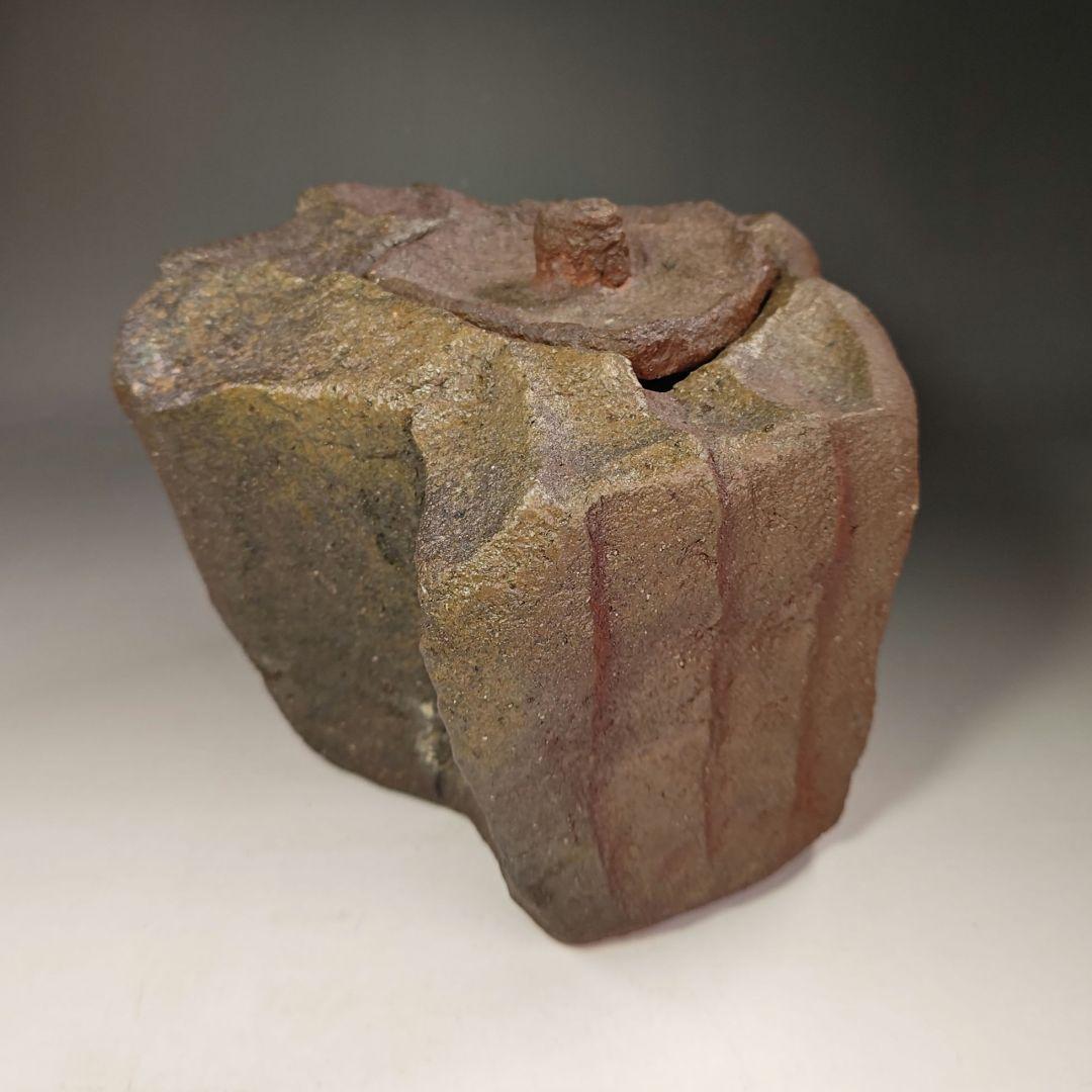 イ651 水指『作家物』『石景　水指　共箱』茶道具