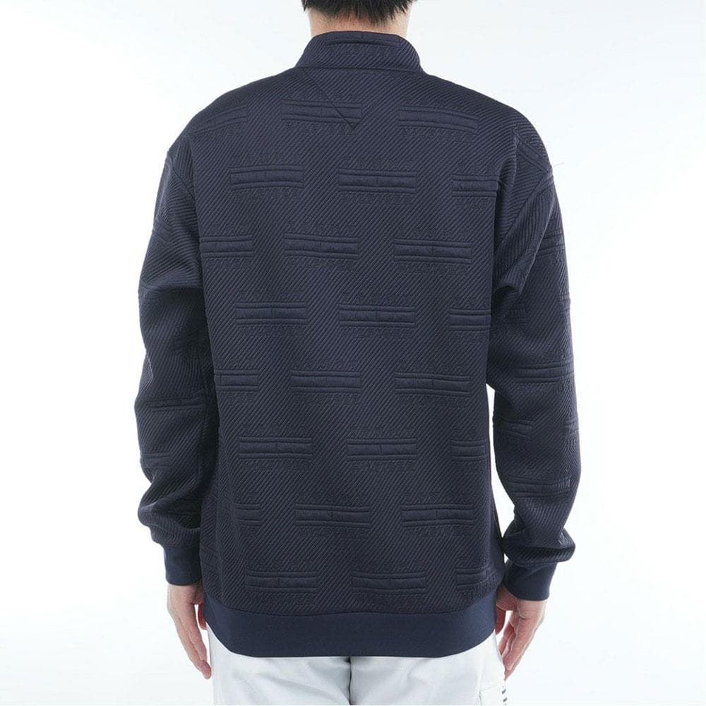 トミーヒルフィガー モックネックスウェット【L寸】ネイビー thma575