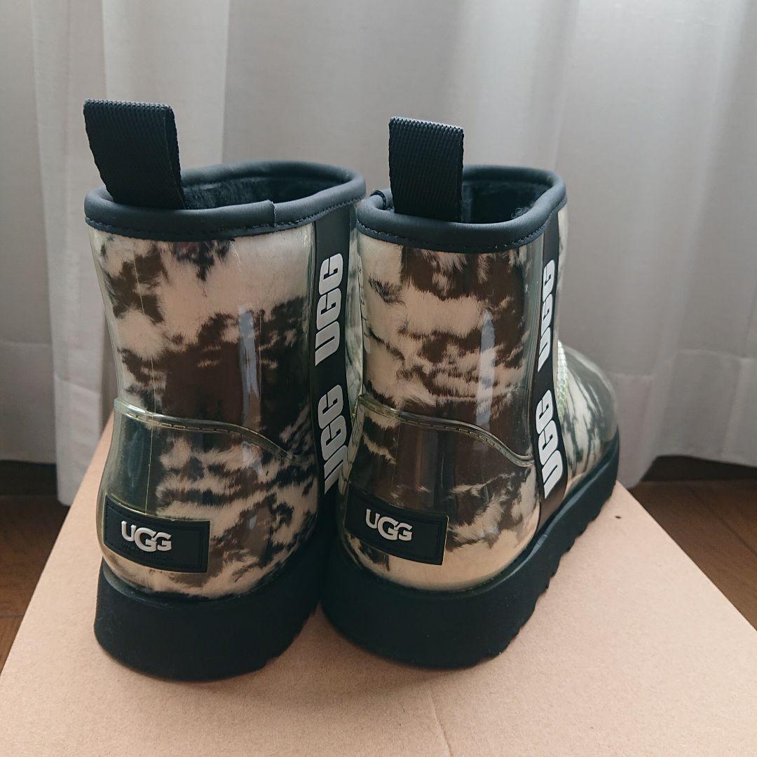 UGG レインブーツ ホワイト・グリーン・ブラック