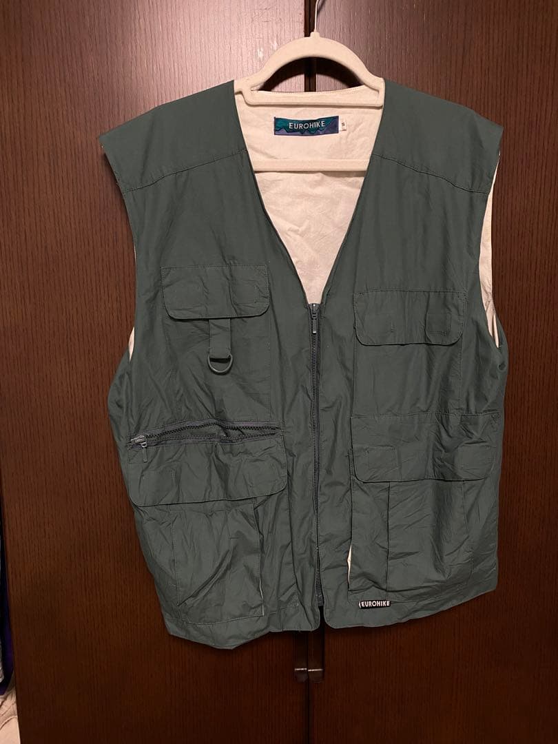 フィッシングベスト　ミントグリーン色