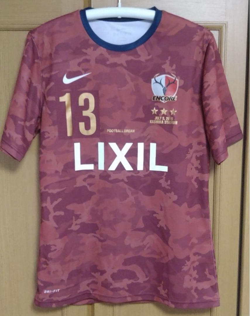 J*様 柳沢敦　鹿島アントラーズ　引退試合　ユニフォーム　限定1000枚　XL