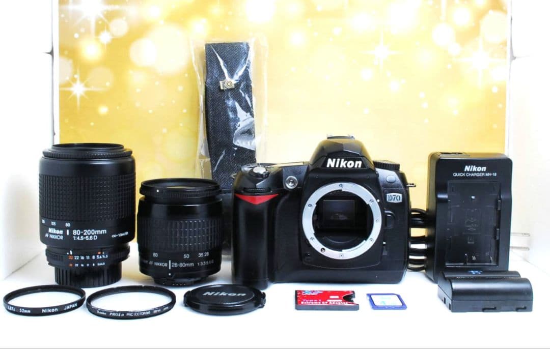 maomao様　　NIKON　D70　ダブルレンズ⚡️初心者⚡️ニコン⚡️