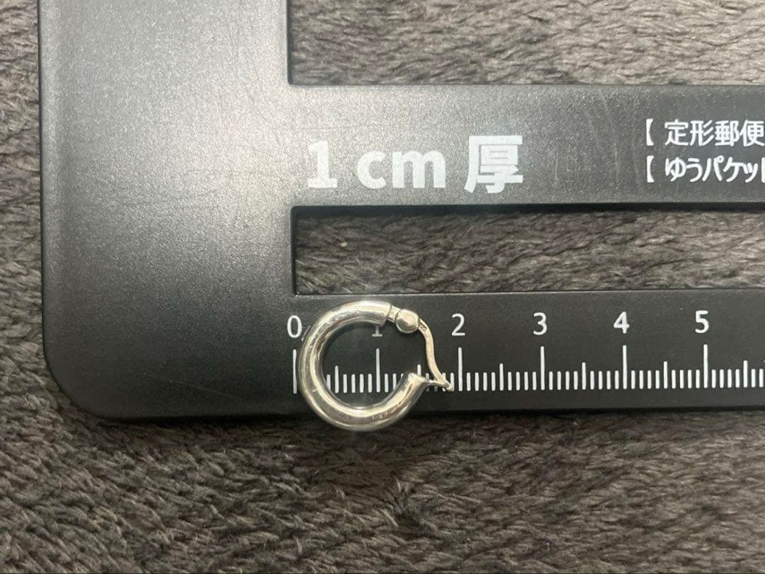 TOMWOOD シルバー フープピアス 片耳用　0705