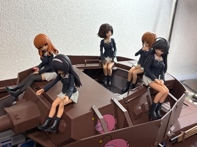 完成品☆アシェット　Ⅳ号戦車H型（D型改）をつくる　ガールズ＆パンツァー