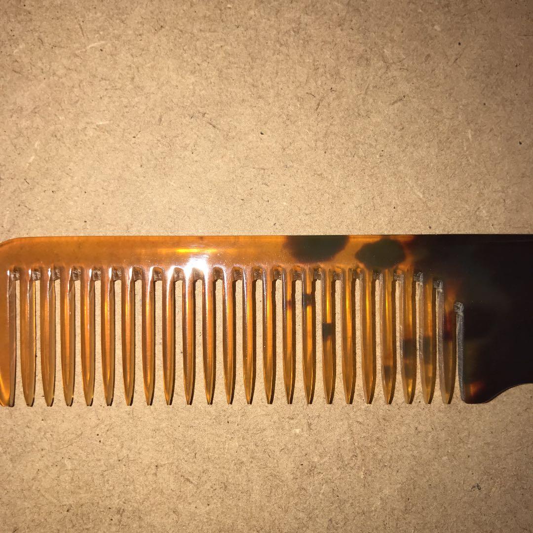 ビンテージ　　本鼈甲コーム　　未使用希少品