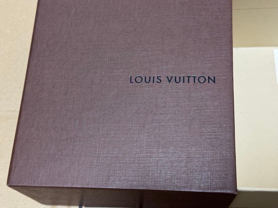 中古美品 LOUIS VUITTON ブラウン ベルト 80/32 箱付