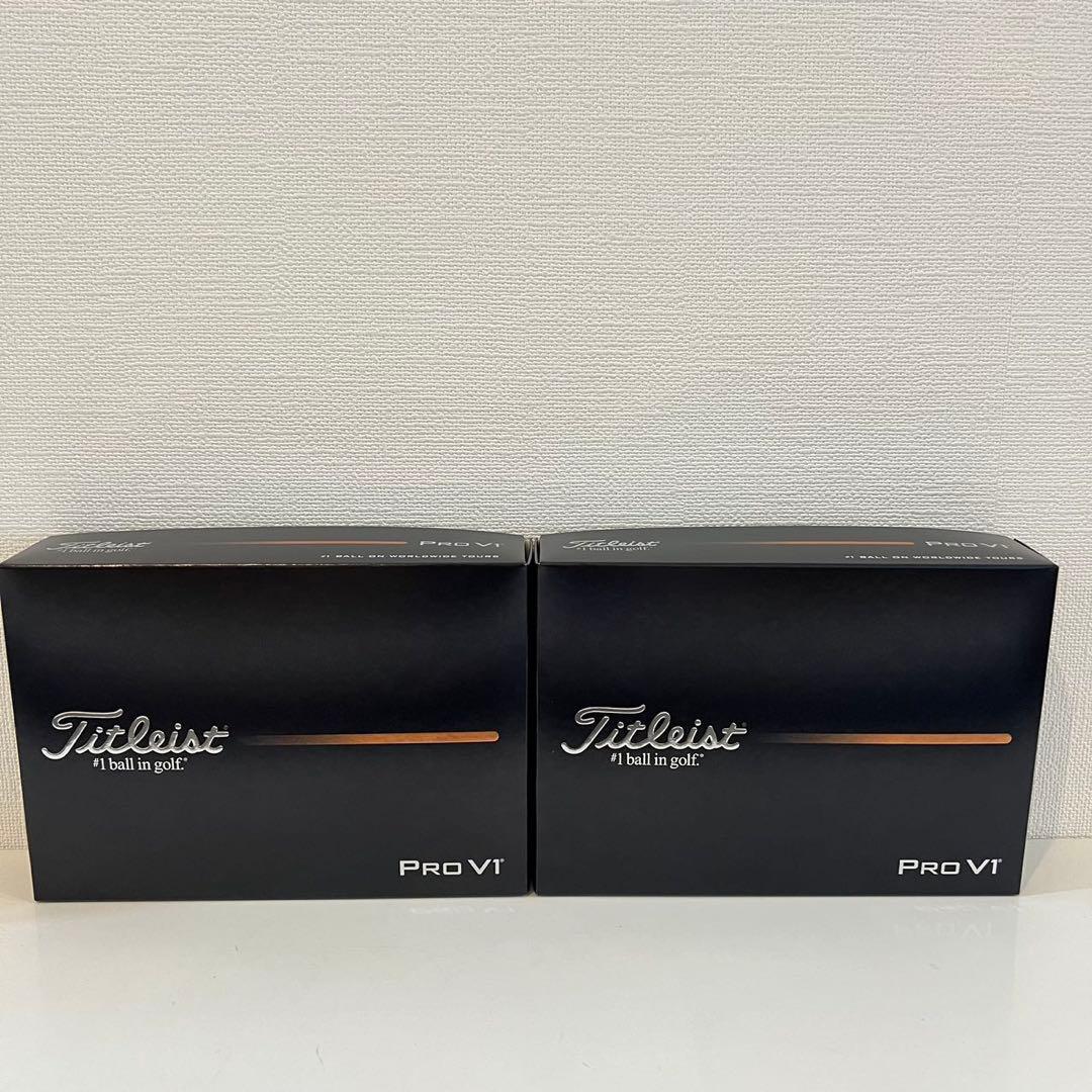 Titleist Pro V1 　2025　ゴルフボール12球入り(2箱)