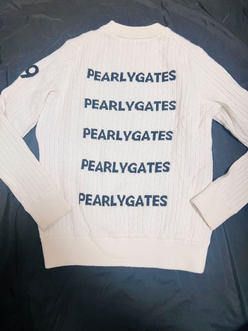 PEARLY GATES ケーブルニットセーター