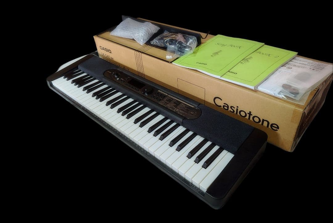 カシオ (CASIO) 電子キーボード 光ナビゲーション LK-540 BK