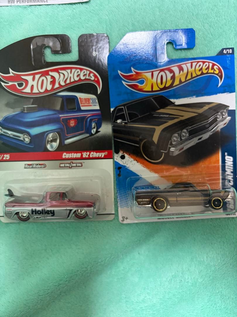 Hot Wheels 2台セット Custom '62 Chevy & El C