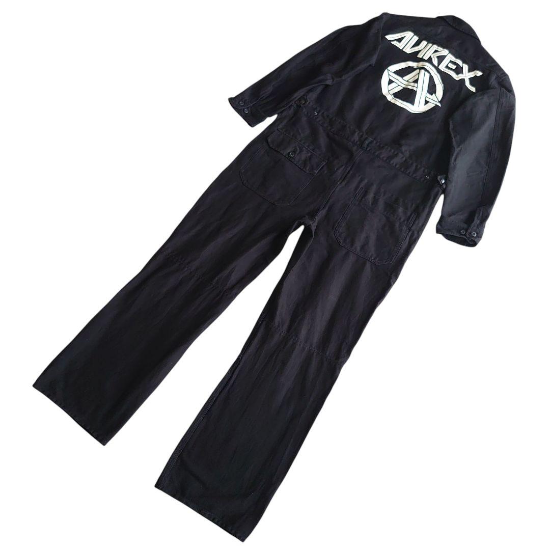 アヴィレックス ミリタリー オールインワン バックロゴ ワッペン刺繍 L