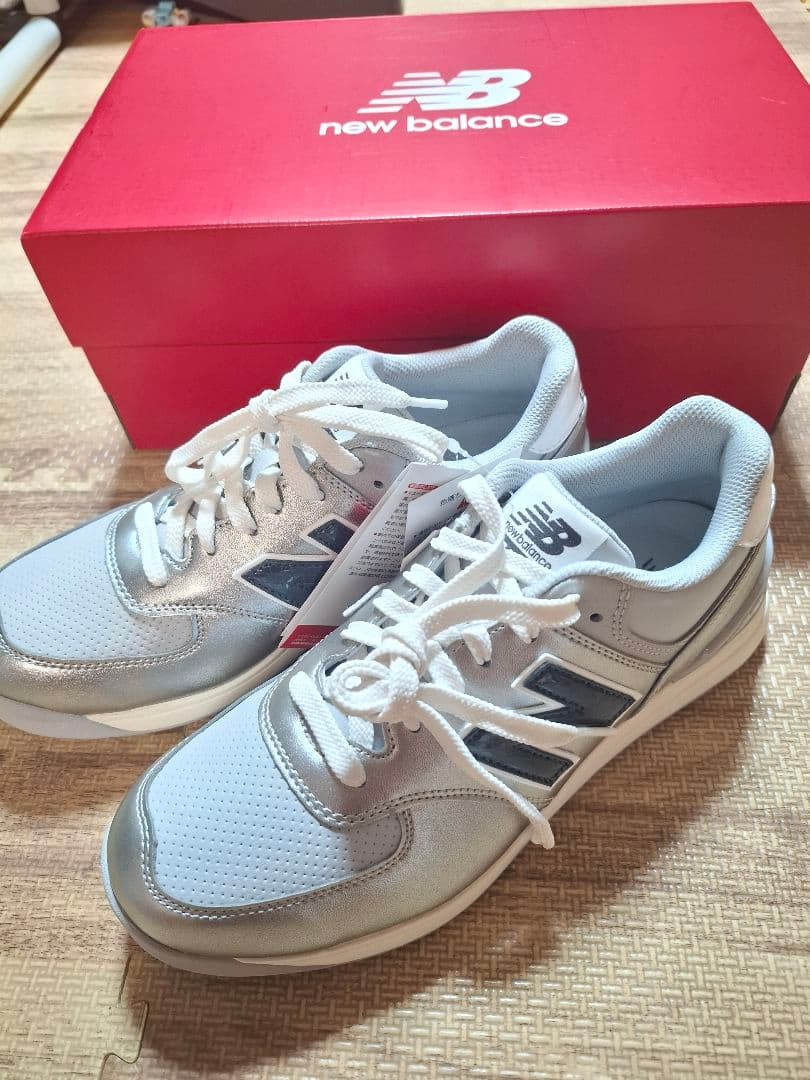 新品★new balance ゴルフシューズ スパイクレス 24.5cm