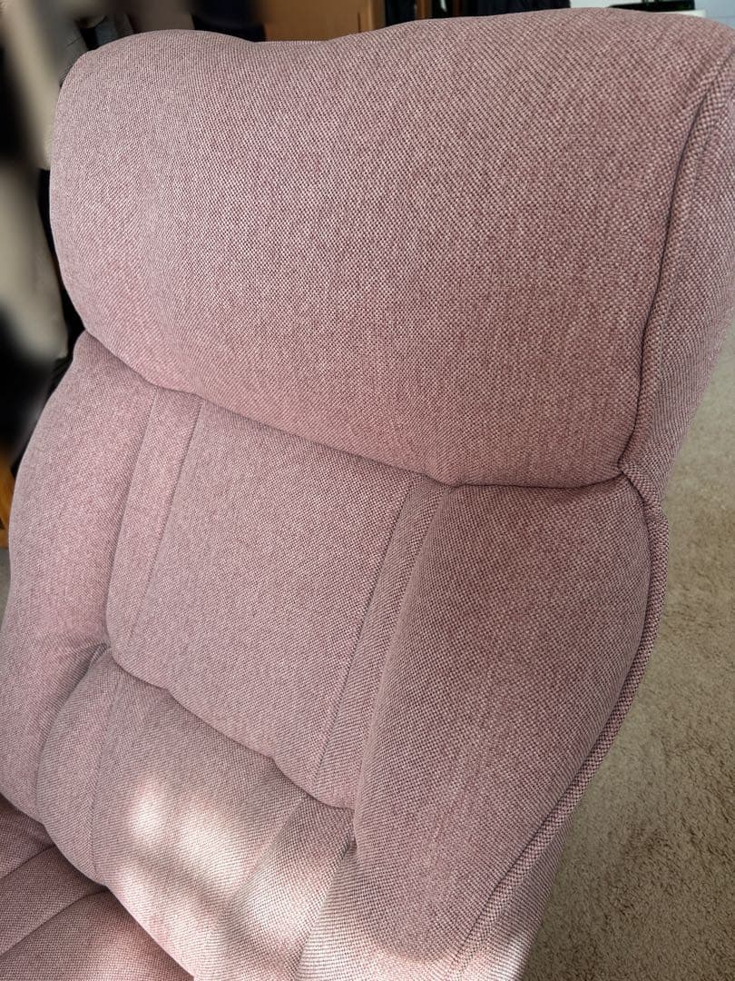 腰の神様がくれた座椅子PLUS・ハイバックリクライニング座椅子・ピンク