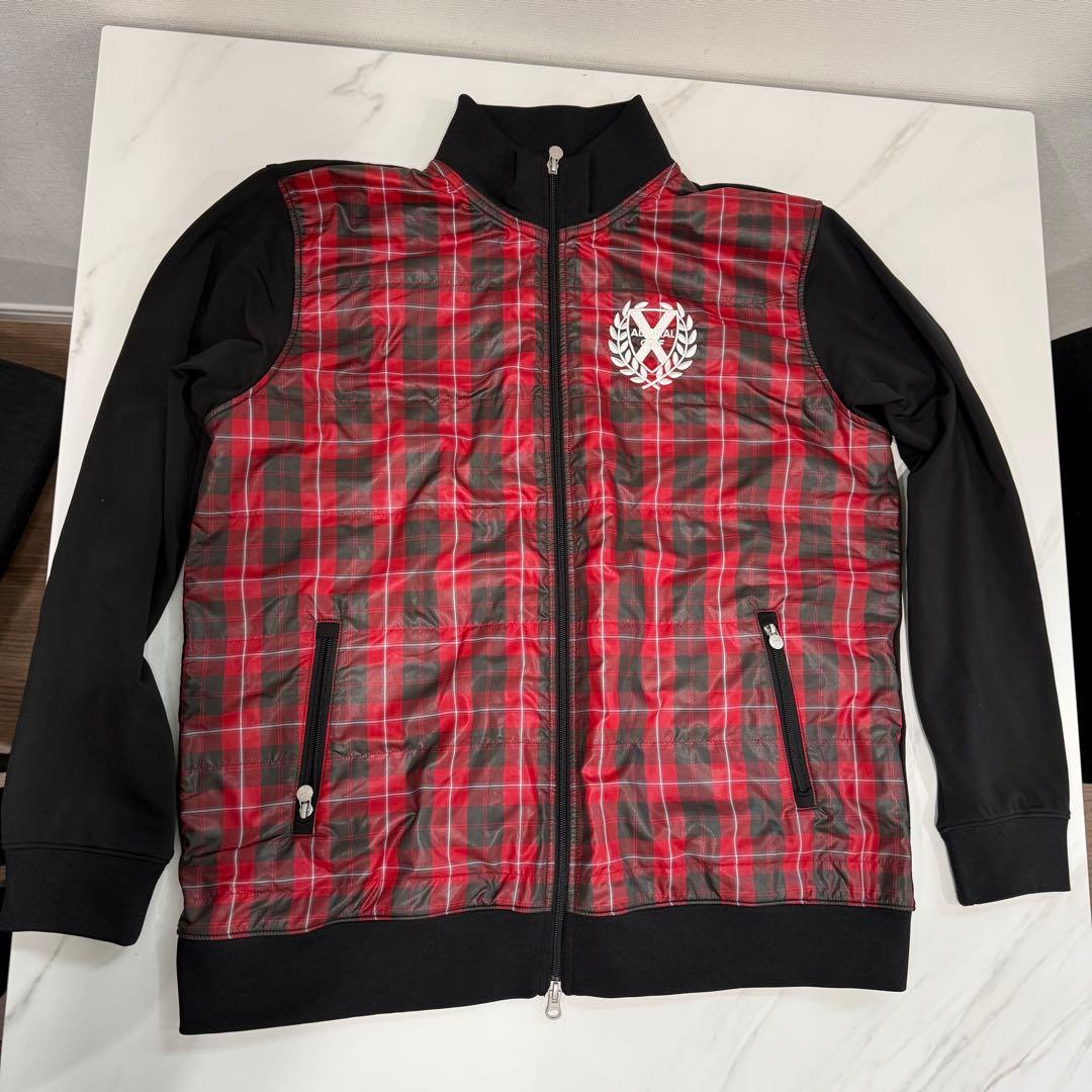 サイズXL アドミラル　ゴルフウェア　おしゃれ　チェック柄 ジャケット