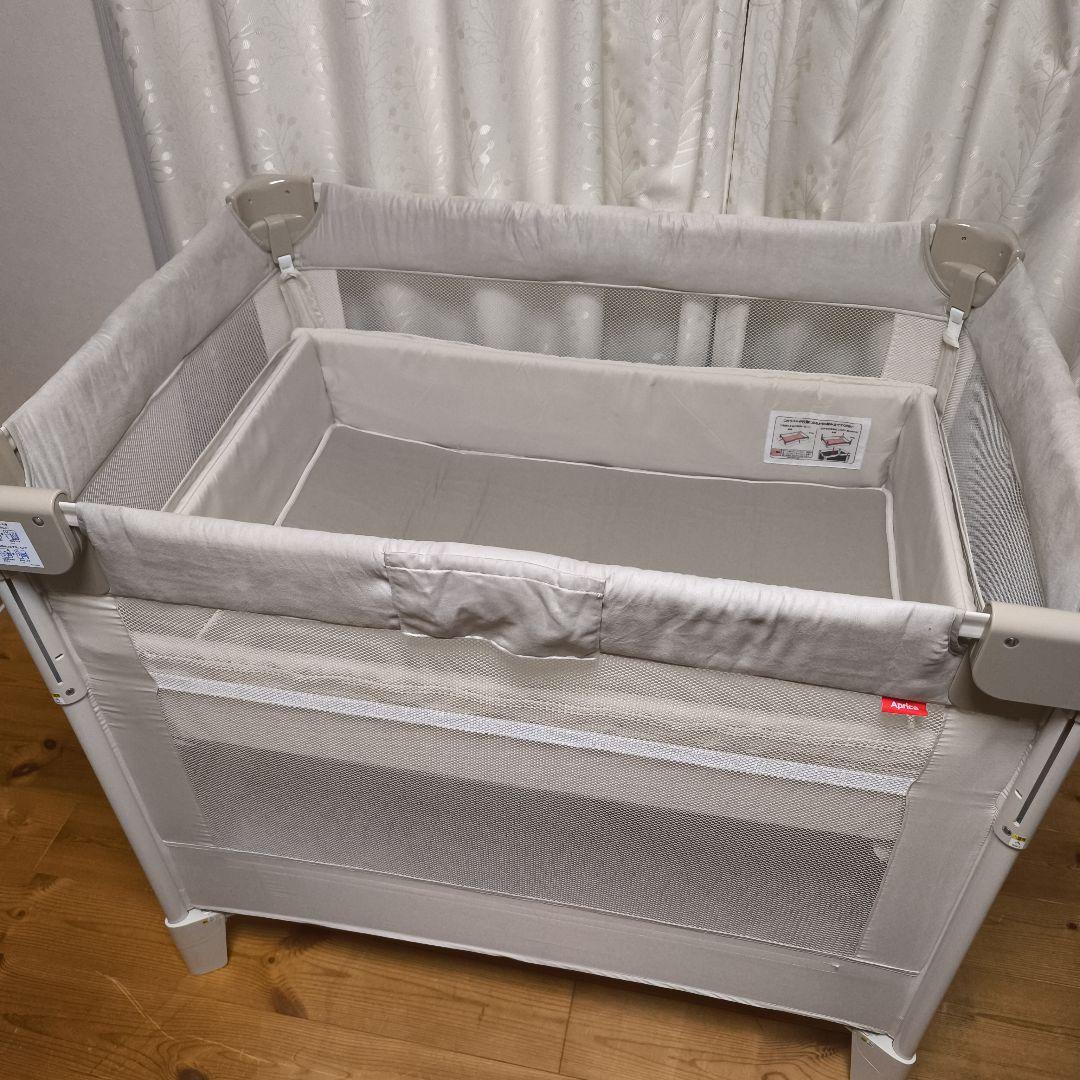 アップリカ 折りたたみ ベビーベッド ココネルエアー　プラス　AB プレイヤード