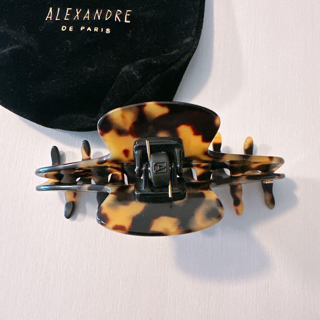 ALEXANDRE DE PARIS べっ甲ヘアクリップ
