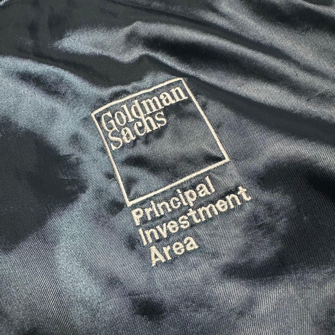 激レア 90s goldman sachs 刺繍 ナイロンジャケット 野村訓市