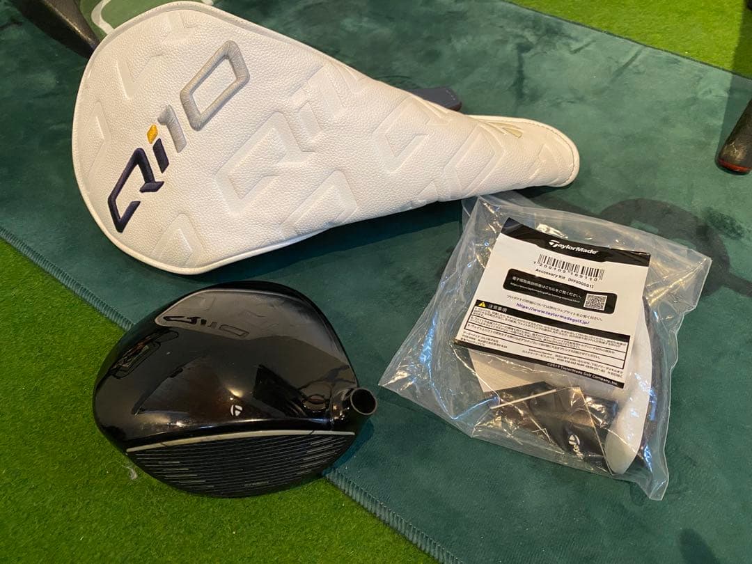 テーラーメイドQi10MAX ドライバーヘッド単品カバーレンチ付高慣性モーメント