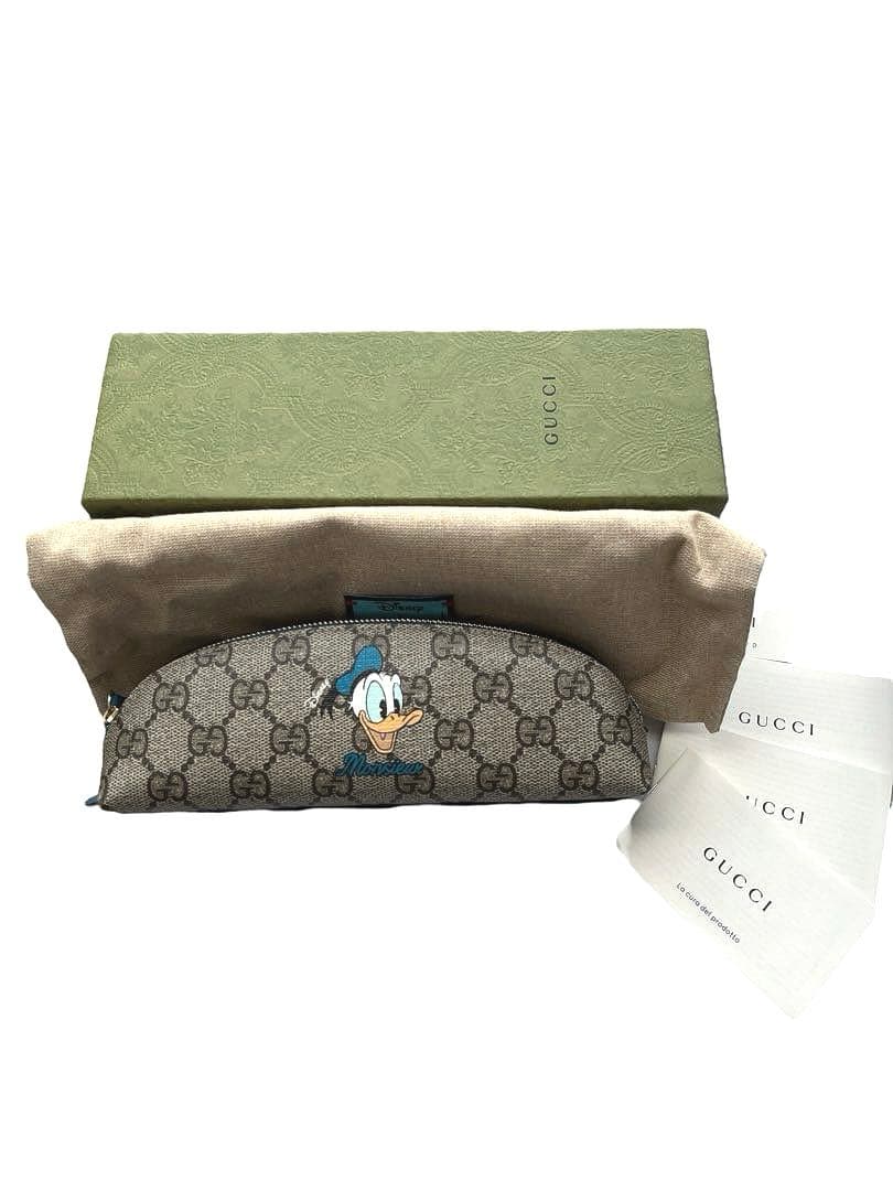 GUCCI グッチ　ペンケース 筆箱　ディズニーコラボ　ドナルドダッグ