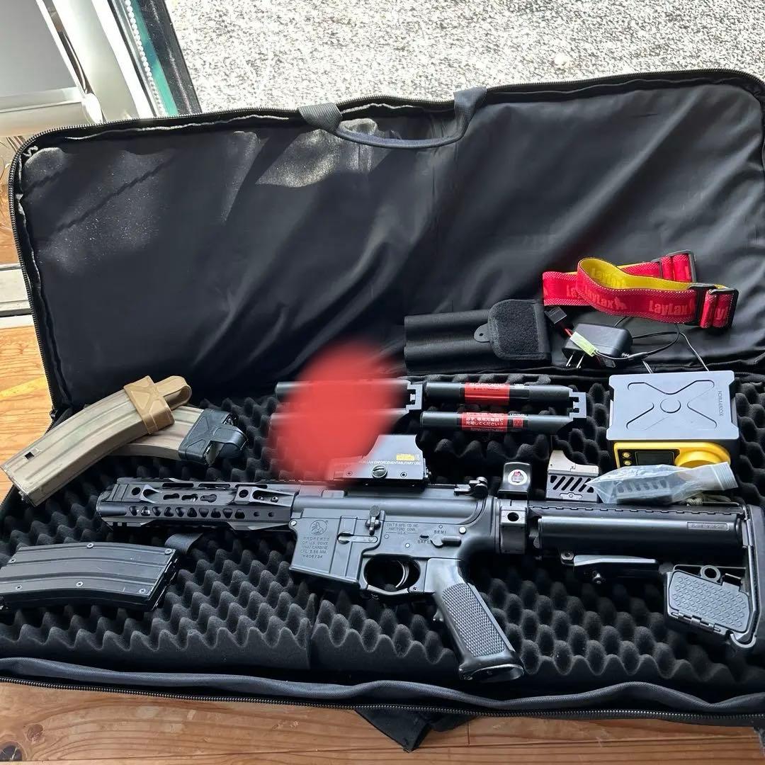 ウ*ル様 東京マルイ　次世代　m4カスタム　トイガン ブラック カスタムパーツ付