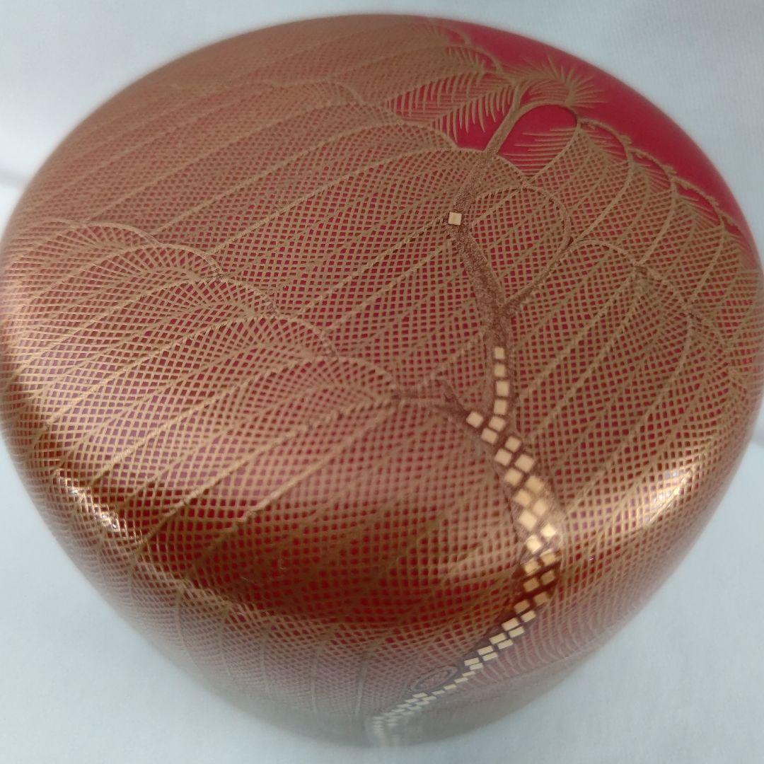 柳 蒔絵 棗 細井正峰(正雄)作 茶道具