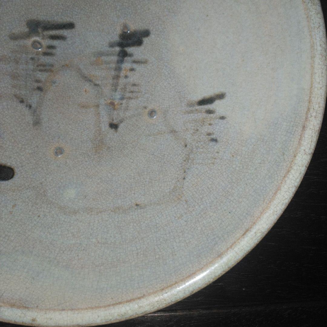 NO264 相馬焼　古相馬　鉄絵皿