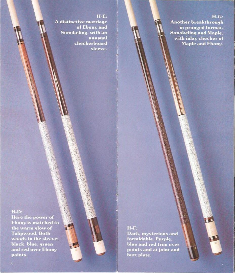 Paul Huebler H-E，80's オールドビリヤードキュー