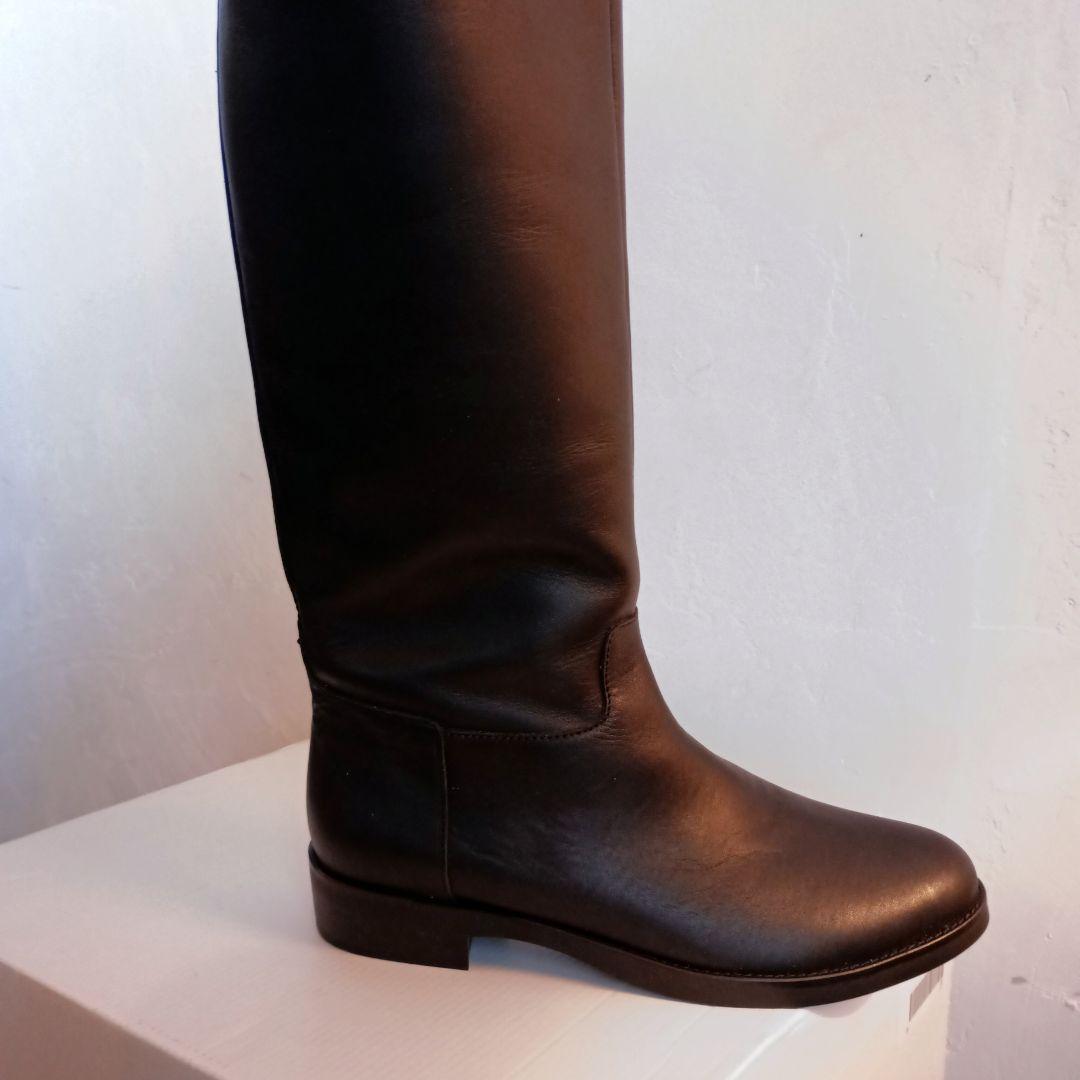 専用　美品　マーガレットハウエル ロングブーツ レザー ブラック