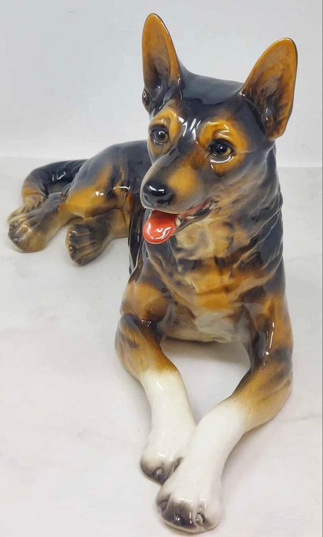 Geobel シェパード 置物 アンティーク