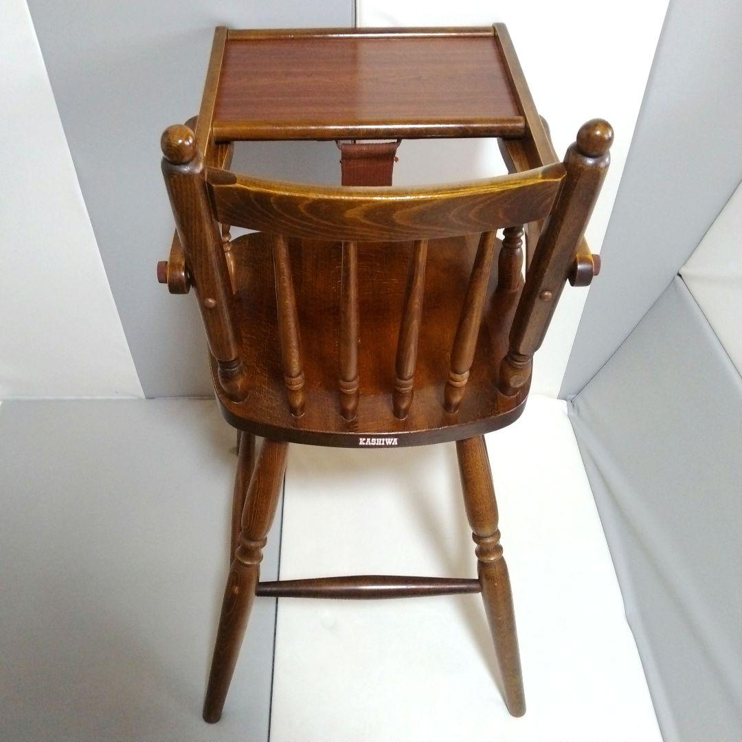 柏木工 ハイチェア ベビーチェア テーブル付き ヴィンテージ