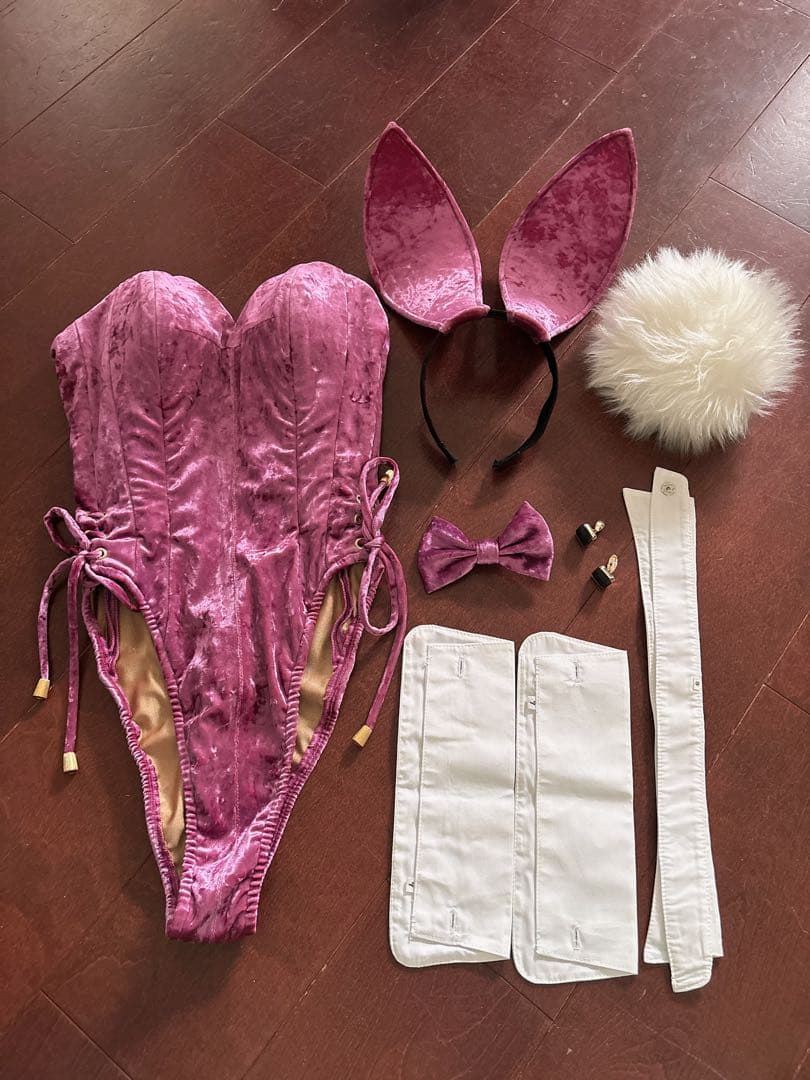 バニーガールコスチューム ピンク 6号