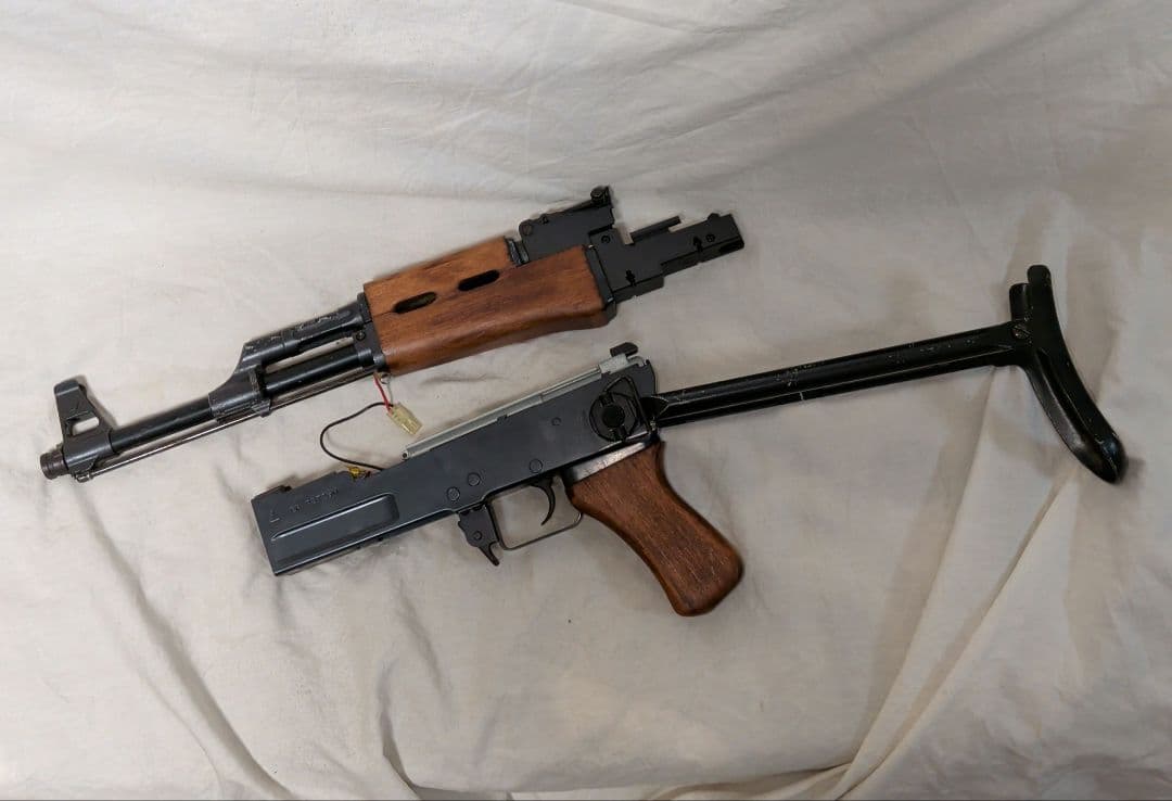 東京マルイ スタンダード電動ガンAK47S リアルウッド木製パーツ付