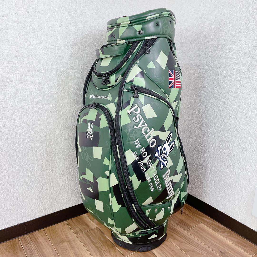 Psycho Bunny キャディバッグ サイコバニー カモフラージュ カモフラ