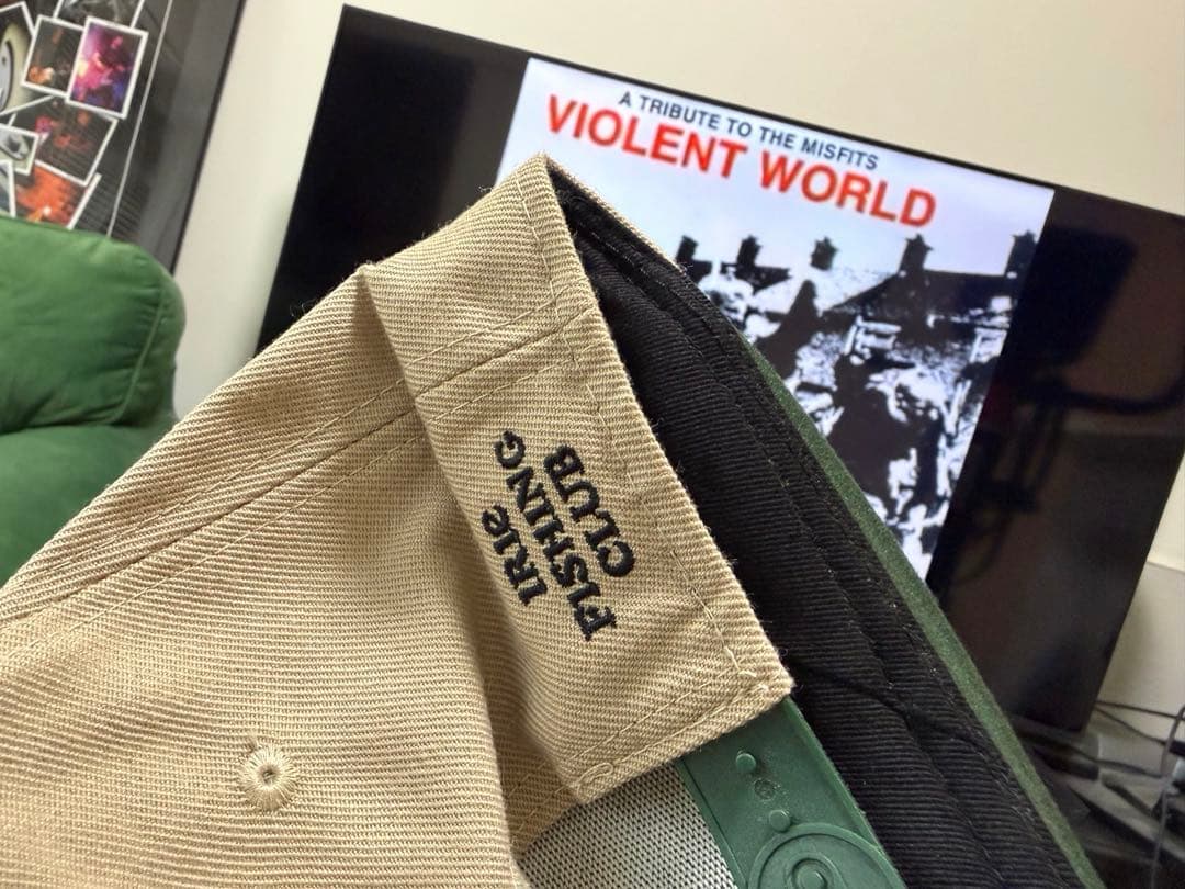 IRIE FISHING CLUB キャップ　ベージュ　グリーン