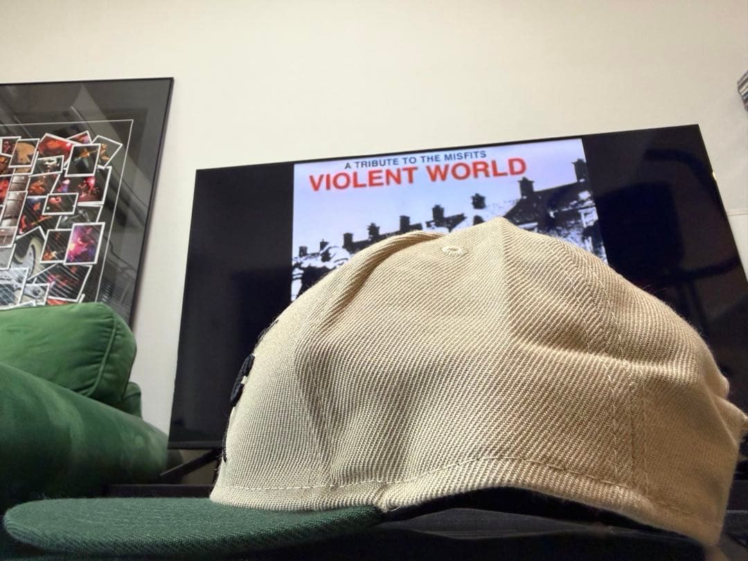 IRIE FISHING CLUB キャップ　ベージュ　グリーン