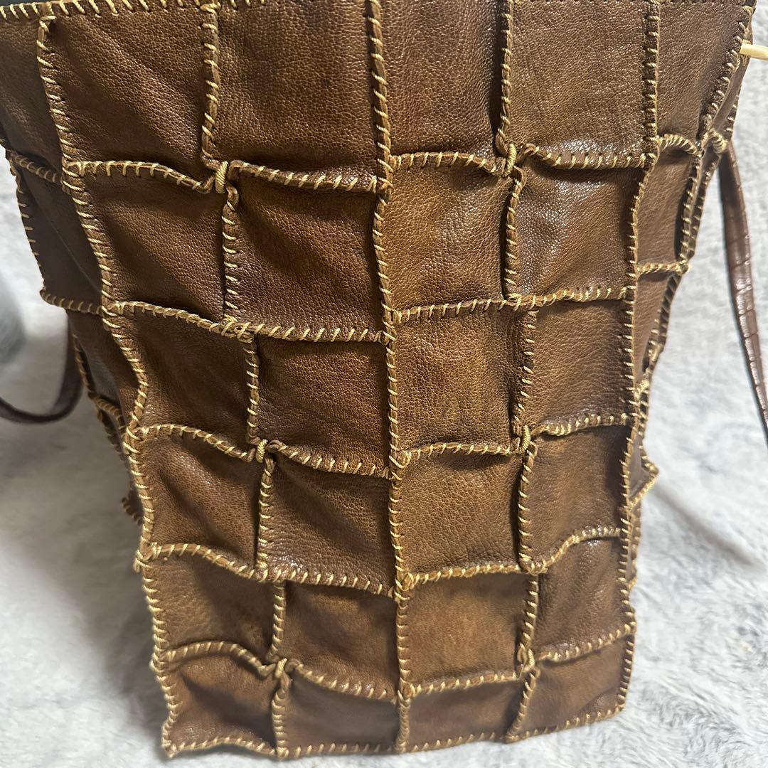 ジャマンピエッシュJamin Puech トートバッグ　ブラウン HONU オヌ