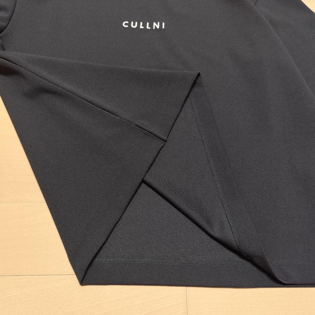 美品！CULLNI ロゴ刺繍 ロングスリーブカットソー 24SSブラック 1
