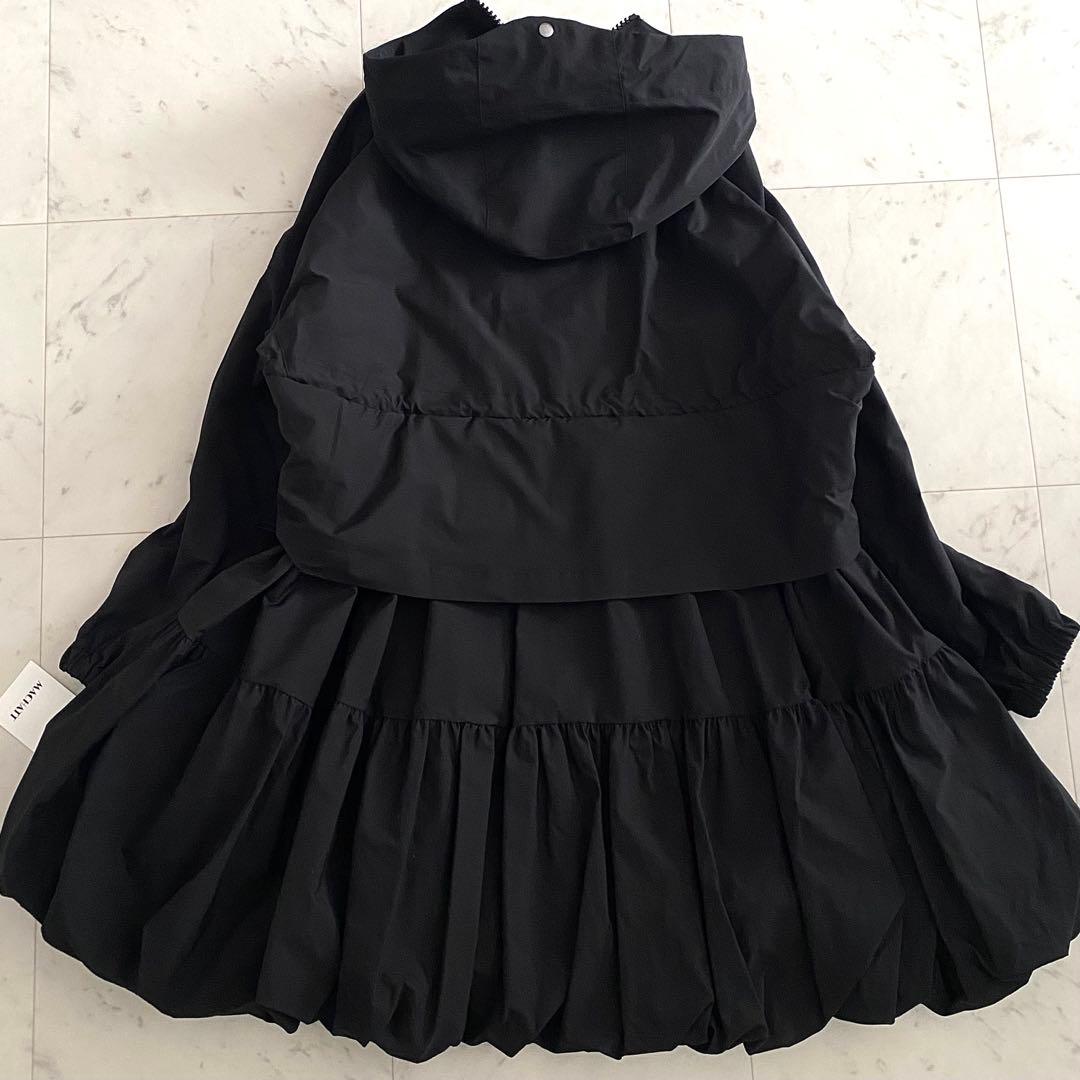 新品 マチャットmachatt 25AW ハーフジップブルゾンドレス ブラックF