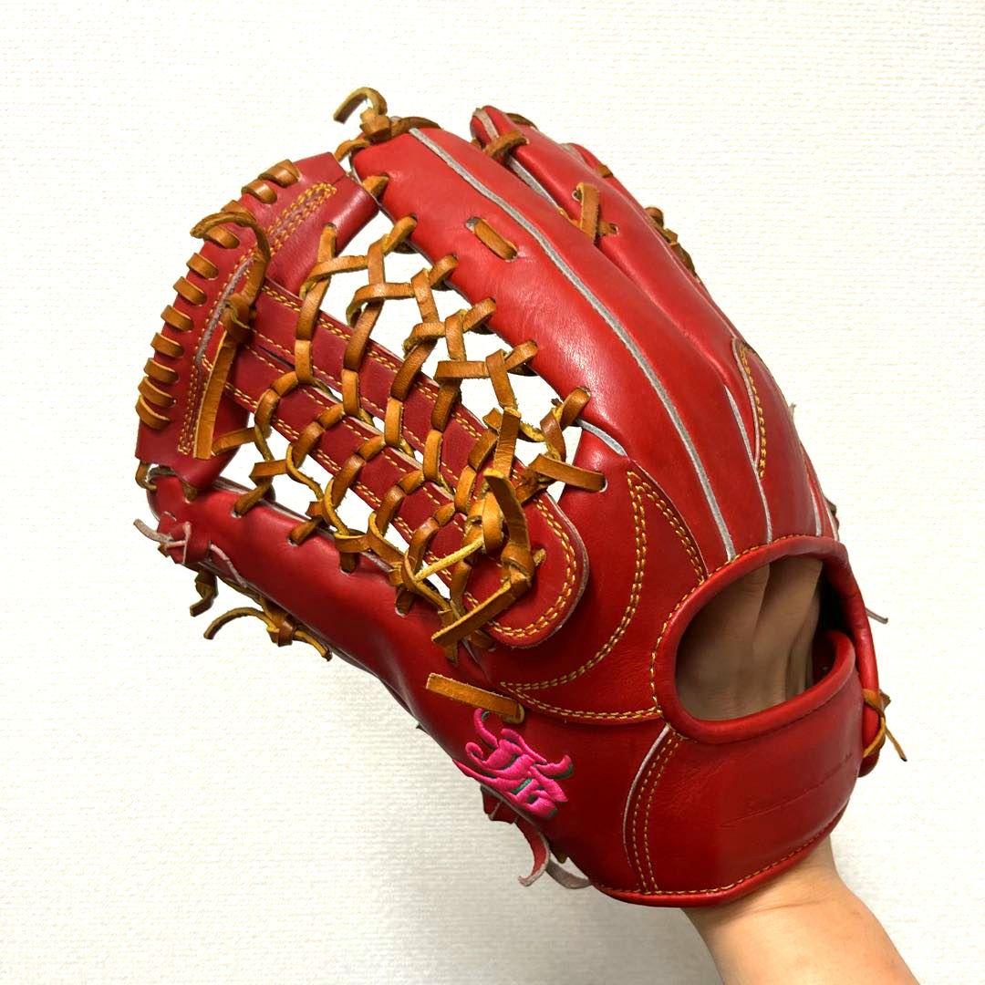 672 和牛JB 型抜群 即戦力 美品 硬式 外野手用グローブ