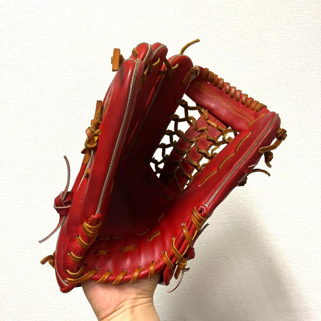 672 和牛JB 型抜群 即戦力 美品 硬式 外野手用グローブ