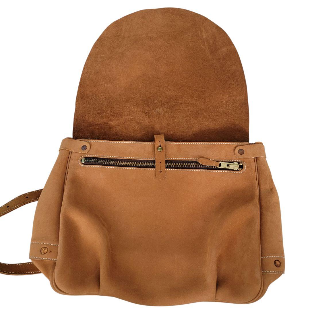 The J.Peterman Company ヌバックレザー　メッセンジャー